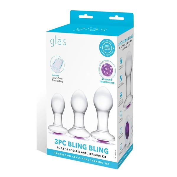 Bling Bling Glass Anal Training Kit