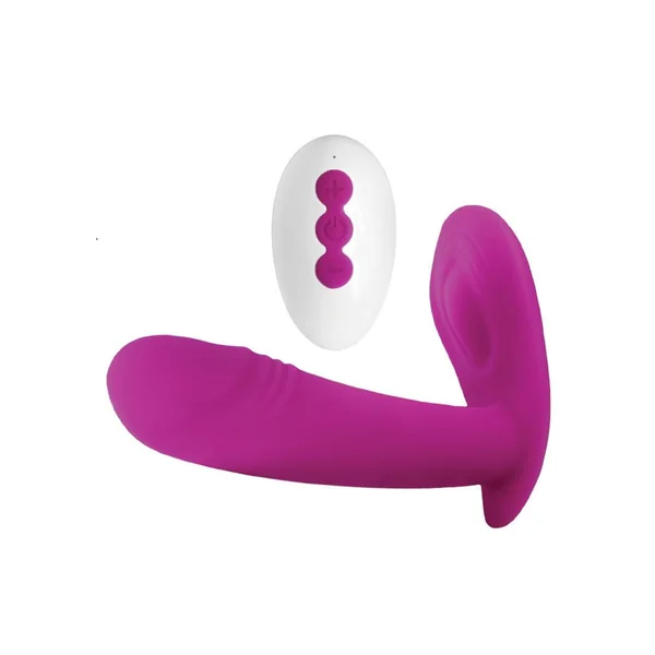 Bliss Power Punch USB Magnetic Rechargeable Silicone Dual Vibe Vibrator Waterproof Pink