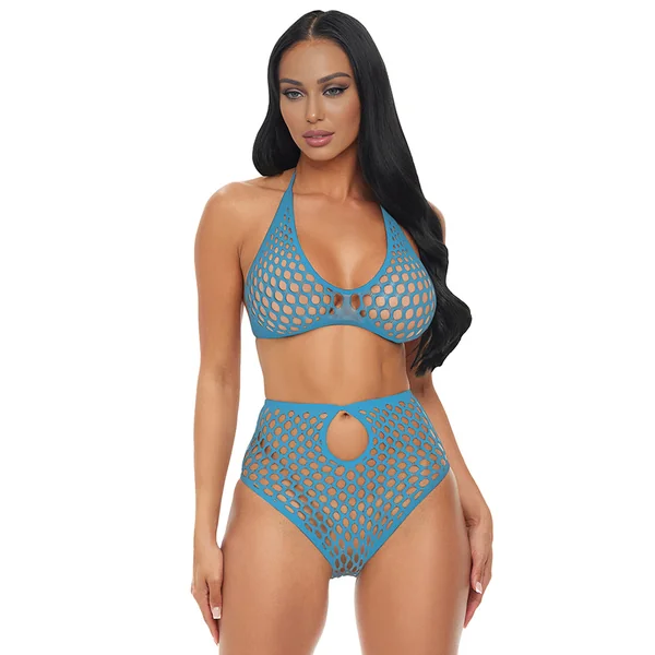 Blue Dream Fishnet Set
