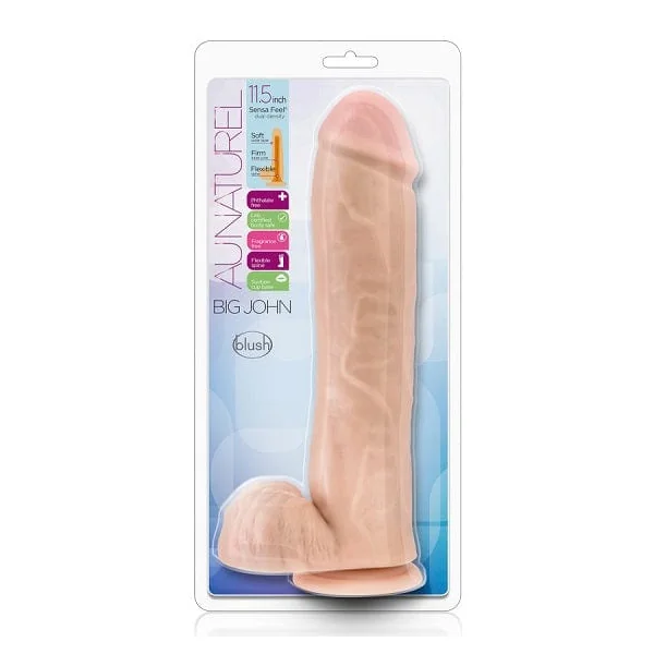 Blush Au Naturel Big John 11.5" Dildo Vanilla