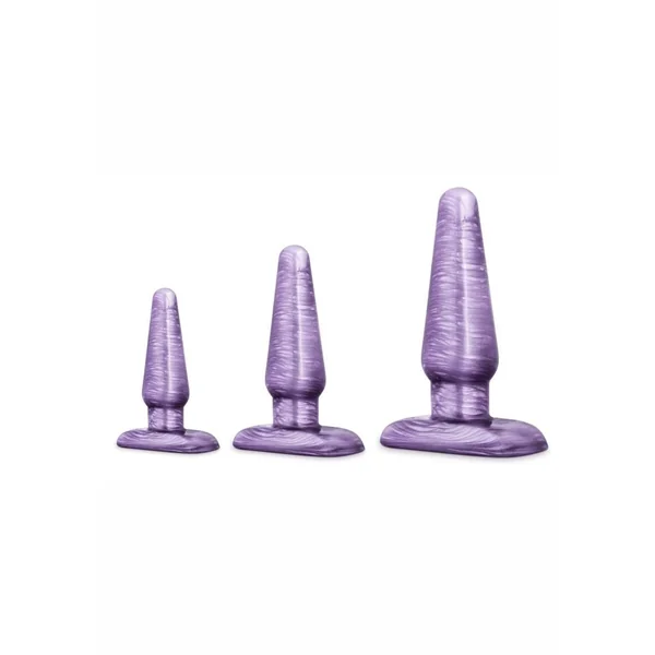 Blush B Yours Anal Trainer Kit - Purple Swirl
