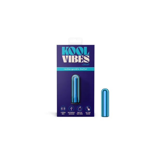 Blush Kool Vibes Rechargeable Mini Bullet, Blueberry