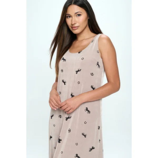 Bns Print Tank Long Dress