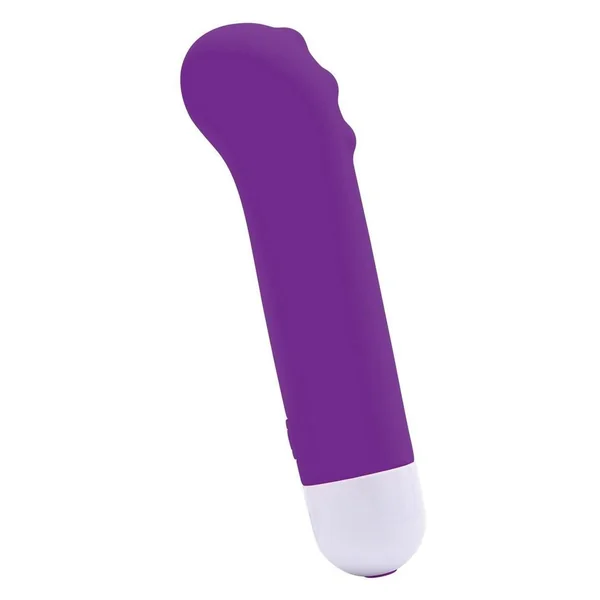 Bodywand Dotted Mini G Rechargeable Silicone Vibrator – Neon Purple