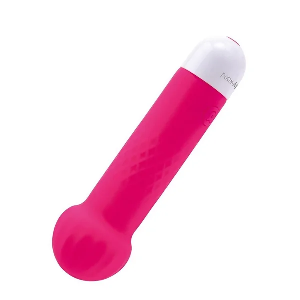 Bodywand Mini Pocket Wand Rechargeable Silicone Massager - Neon Pink