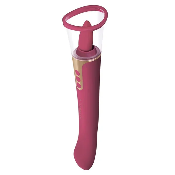 Bodywand Socialite Provacateur Rechargeable Silicone Double End Lingus Vibrator – Pink