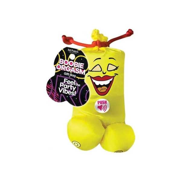 Boobie Orgasm Gift Bag – Yellow