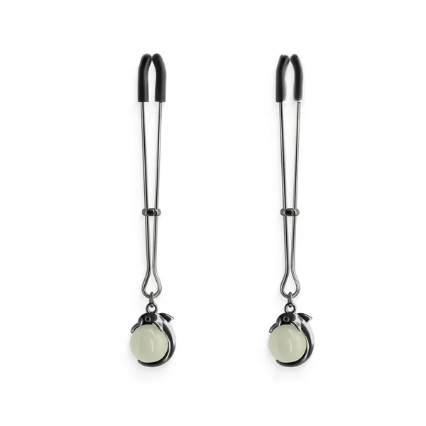 Bound Nipple Clamps G1 Iron Glow in the Dark – Gray