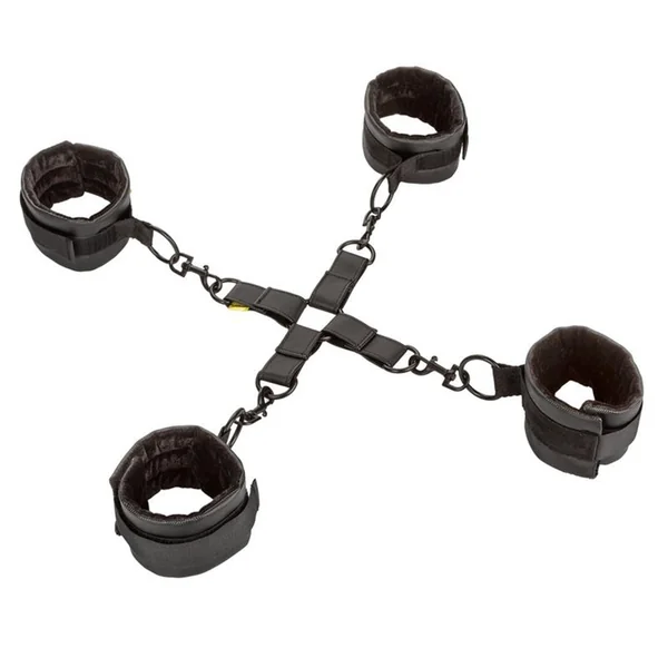 Boundless Hog Tie Wrist & Ankle Cuffs Black
