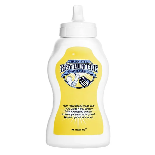 Boy Butter Oil Based Lube 9oz Squeeze Bottle