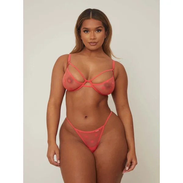 Brady Bra & Brief Set : Persian Red