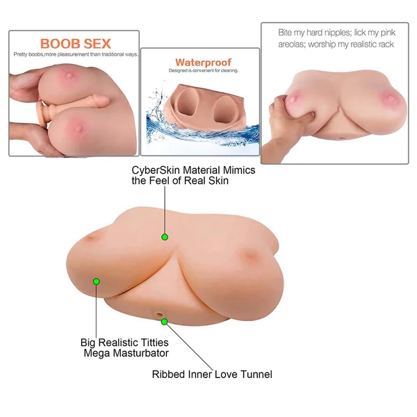 Bree Olsons Tit Job Stroker Breast Masturbator