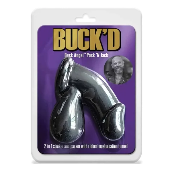 Buy Buck'd Buck Angel Pack N Jack - Black