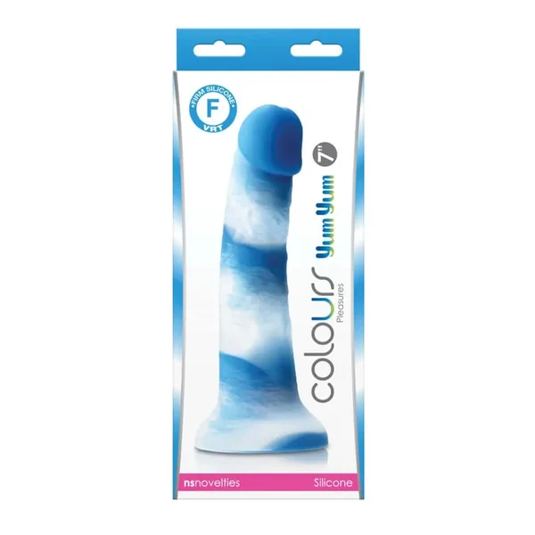 Buy Colours Pleasures 7" Yum Yum Dildo - Blue