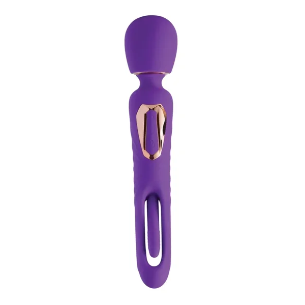 Buy Di-Orgasm Vibrating Massage Wand & G-Spot Tapping Stimulator - Purple