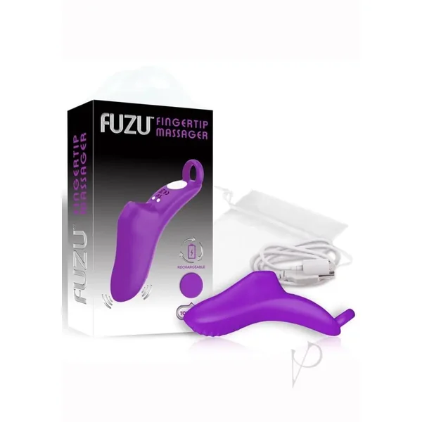 Buy Fuzu Rechargeable Fingertip Massager Multispeed Waterproof Purple