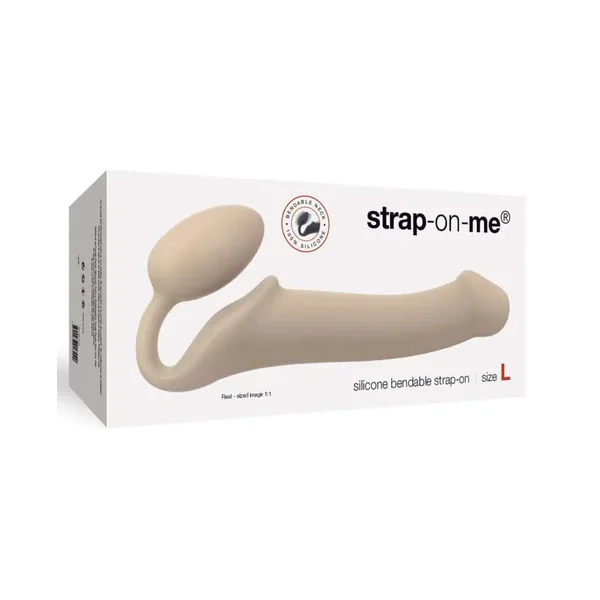 Buy Strap On Me Silicone Bendable Strapless Strap On Large - Flesh