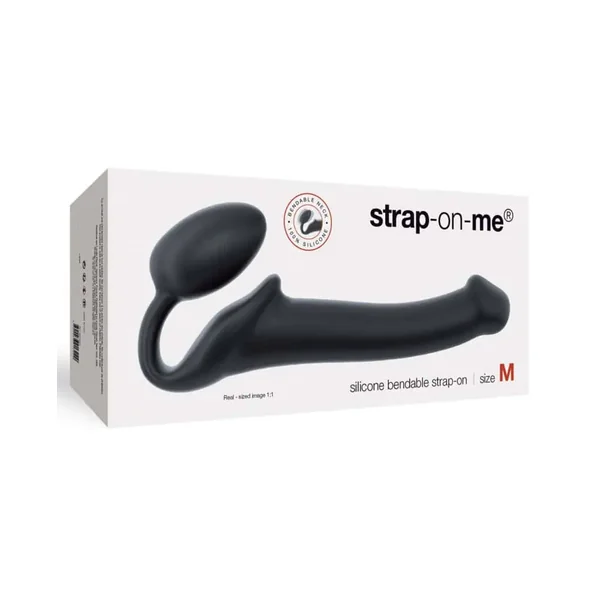 Buy Strap On Me Silicone Bendable Strapless Strap On Medium - Black