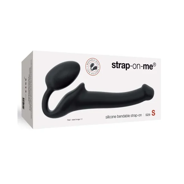 Buy Strap On Me Silicone Bendable Strapless Strap On Small - Black