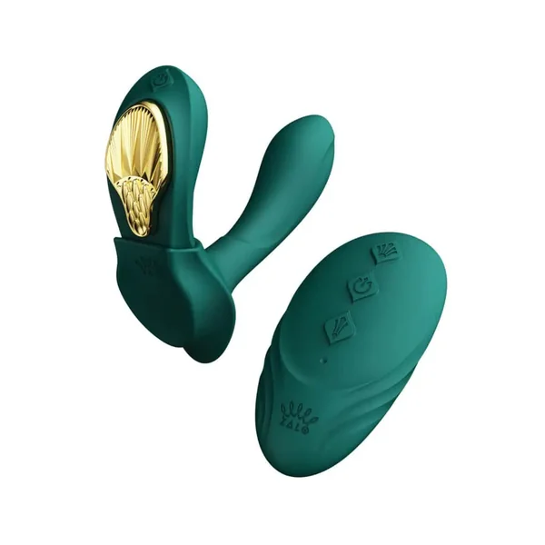 Buy ZALO Aya Wearable Vibrator w/Remote - Turquoise Green