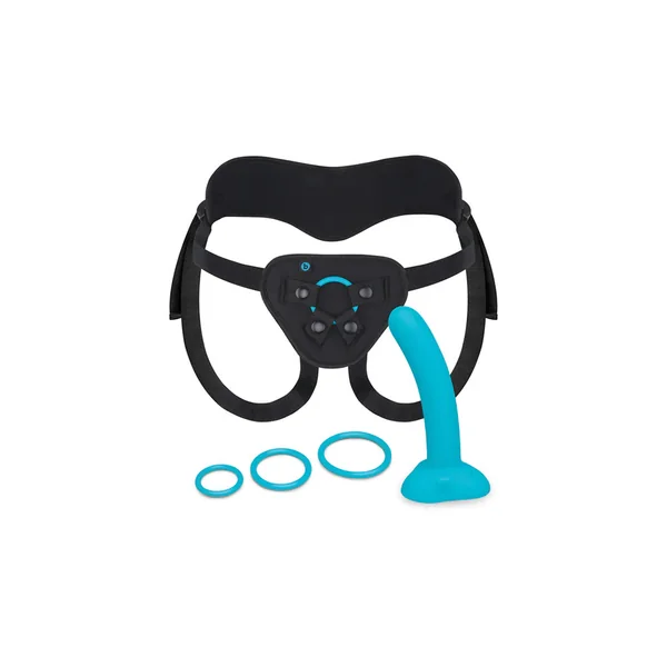 b-Vibe - Every Body Strap-On Harness Set with 6" Silicone Dildo