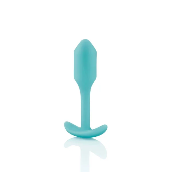 b-Vibe Snug Plug 1 Weighted Silicone Butt Plug Mint