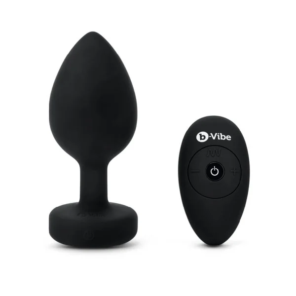 b-Vibe Vibrating Jewels Butt Plug - Remote Control - (XXL)