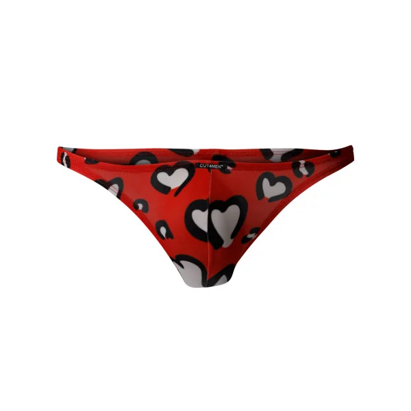 C4M Brazilian Brief Hearts Medium