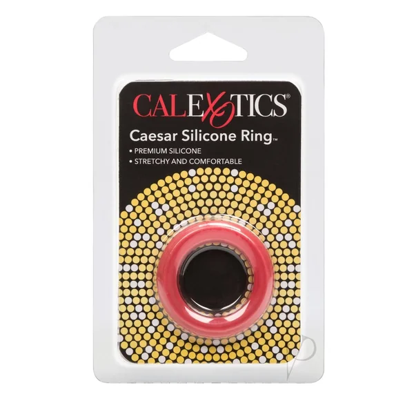 Caesar Silicone Cock Ring - Red