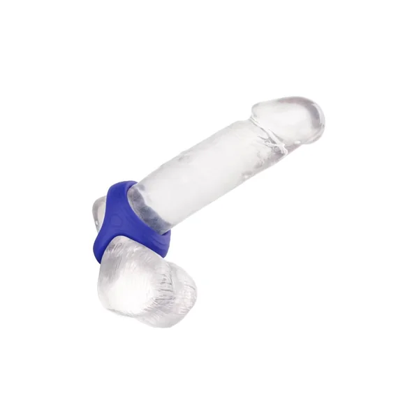 Cal Exotics - Admiral - Cock & Ball Dual Ring - Blue