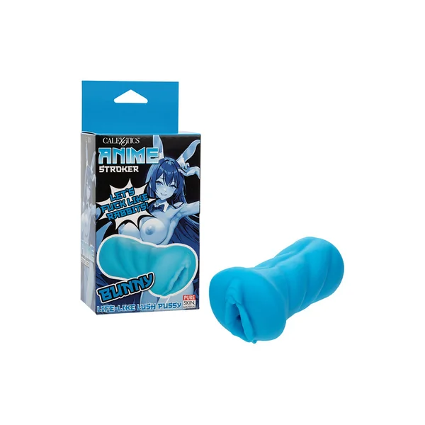 Cal Exotics - Anime Stroker - Bunny Pussy Stroker - Blue