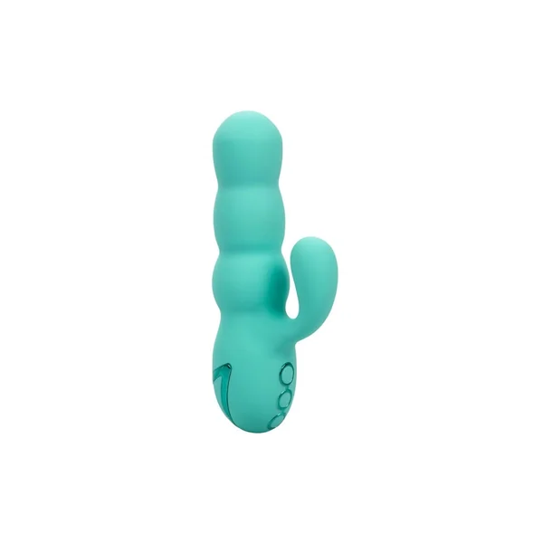 Cal Exotics - California Dreaming - Del Mar Diva Thrusting Rabbit Vibrator - Turquoise