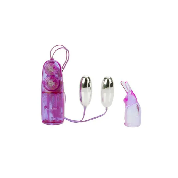 Cal Exotics - Dual Bunny Teaser Vibrators - Purple