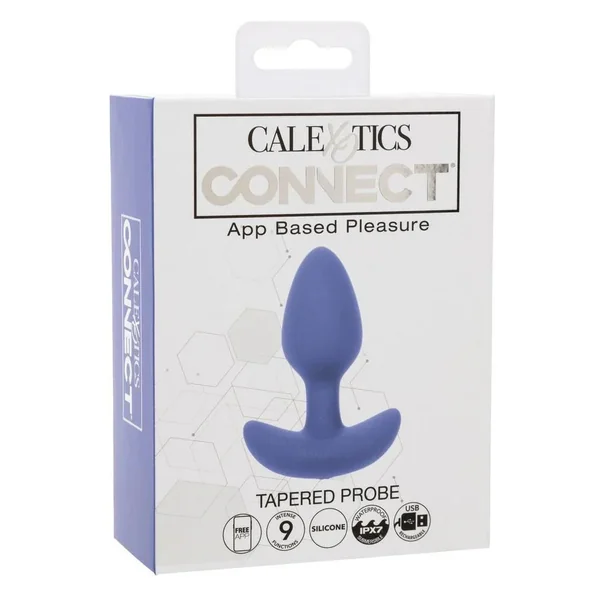 CalExotics Connect Tapered Probe – App-Controlled Silicone Anal Vibrator