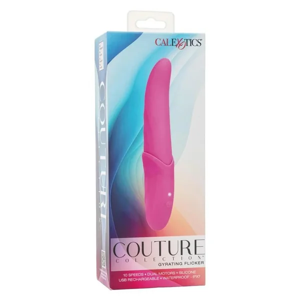 CalExotics Couture Collection Gyrating Flicker Rechargeable Silicone Vibrator