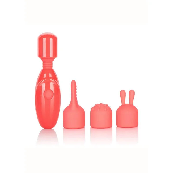 Calexotics Rechargeable Massager Kit Waterproof Red