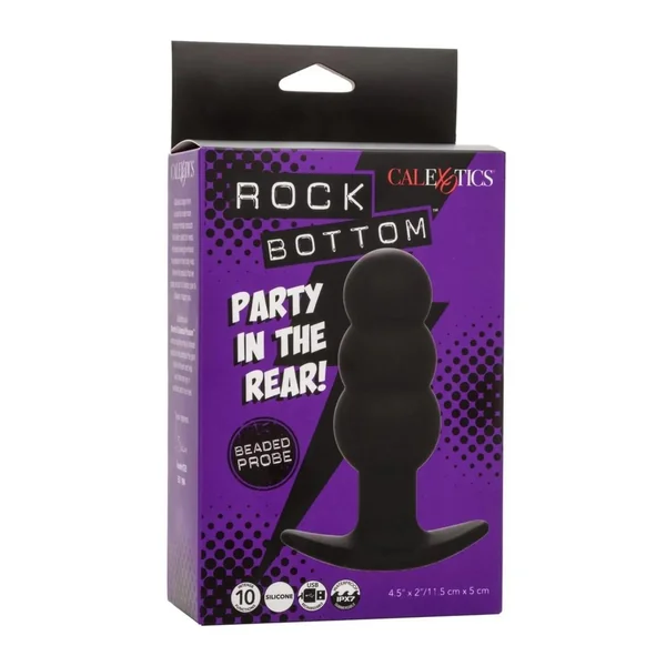 CalExotics Rock Bottom Beaded Rechargeable Silicone Probe