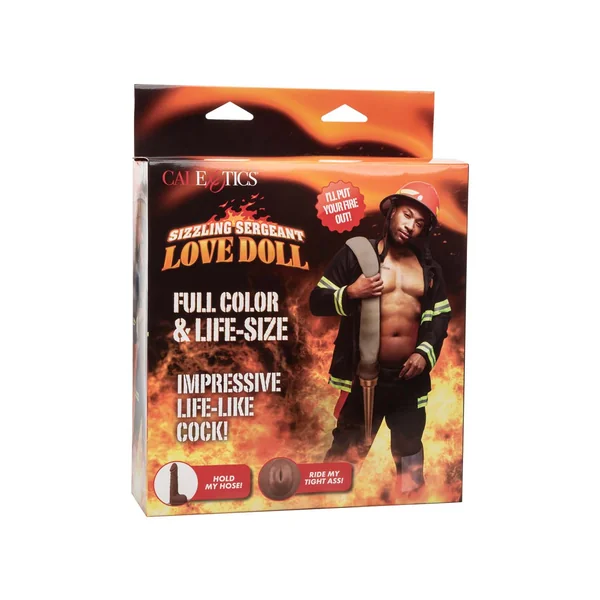 CalExotics Sizzling Sergeant Fireman Blow Up Doll