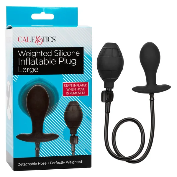 CalExotics Weighted Silicone Inflatable Plug