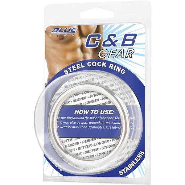 CandB Gear Steel Cock Ring 2in Diameter