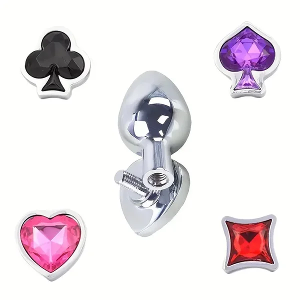 Classic Anal Plug Gem Base For Beginner to Expert Anal Sex Toy