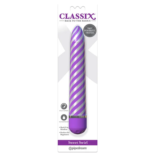 Classix Sweet Swirl Vibrator Purple