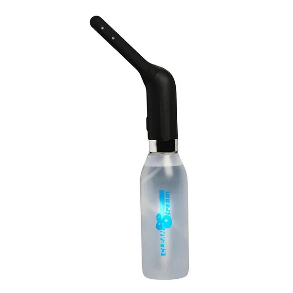 Cleanstream Automatic Rechargeable Enema Set – Black/Clear