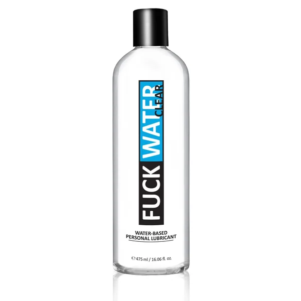 Clear 16oz Water-Based Lubricant for Smooth Adult Intimacy