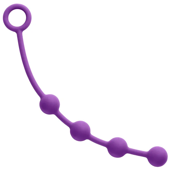 Cloud 9 Novelties Small Plum Silicone Anal Beads for Beginners