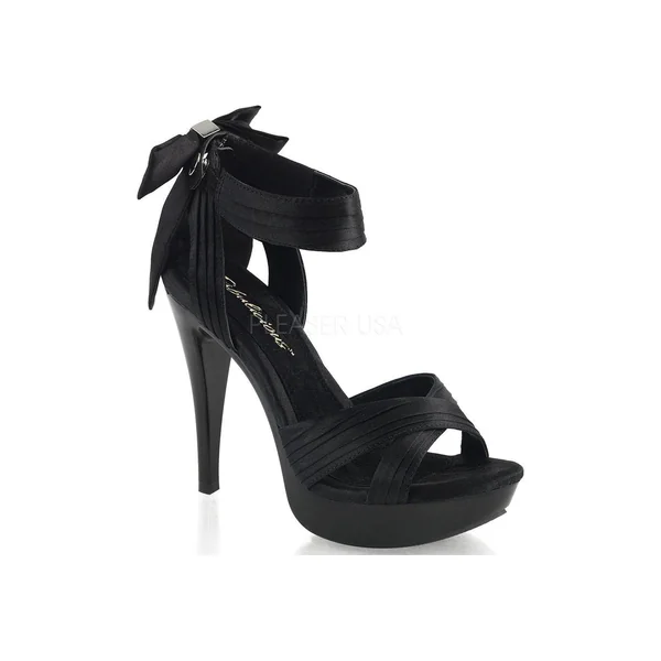COCKTAIL-568 Sandal | Black Fabric