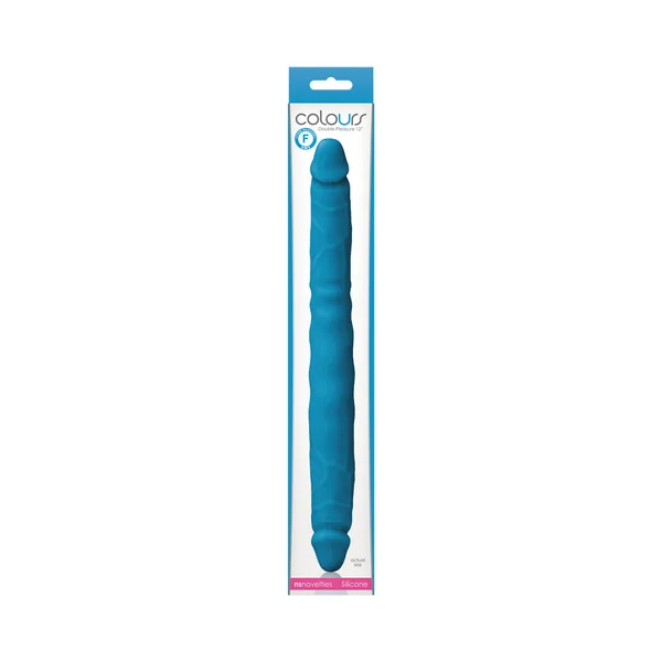 Colours Double Pleasure 12 inches Dual Ended Dildo Blue