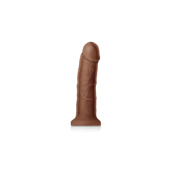 Colours Dual Density Girth 7 in. Dildo, 7.68 Inch Insertable, 2.01 Inch Max Width, Brown