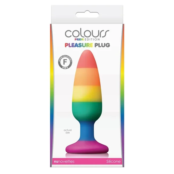 Colours Pleasure Pride Editon Silicone Butt Plug
