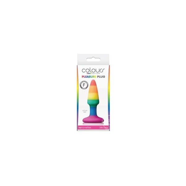 Colours Pleasure Silicone Anal Plug - Pride Edition